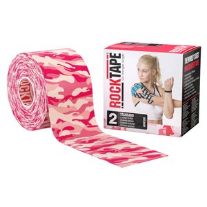 RockTape (5cm x 5m) camo roze