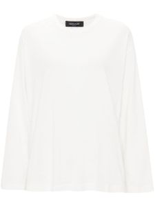 Fabiana Filippi t-shirt à design à empiècements - Blanc