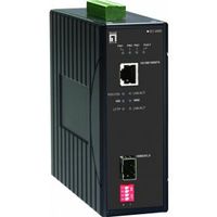 LevelOne IEC-2000 netwerk media converter 1000 Mbit/s Zwart - thumbnail