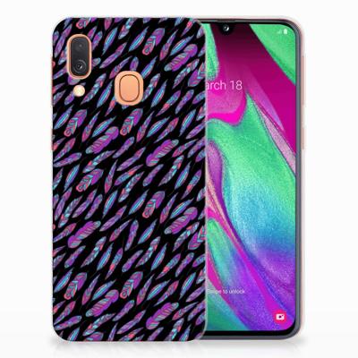 Samsung Galaxy A40 TPU bumper Feathers Color Samsung Galaxy A40 TPU bumper Feathers Color