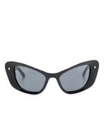 DSQUARED2 EYEWEAR lunettes de soleil à monture papillon - Noir