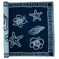 Strandlaken Joshua Hawaii - 90 x 190 cm - Navy/Lichtblauw