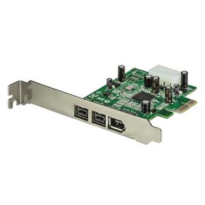 StarTech.com 3-poort 2b 1a 1394 PCI Express FireWire Adapterkaart