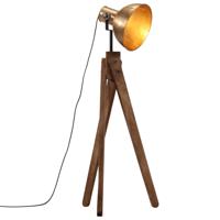 Vloerlamp 25 W E27 45x45x120 cm antiek messingkleurig - thumbnail