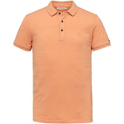 Short sleeve polo slim fit light p dusty coral
