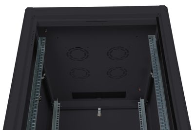 Digitus DN-19 42U-6/6-DB 19inch-patchkast (b x h x d) 600 x 2040 x 600 mm 42 HE Zwart, Zwart (RAL 9005)