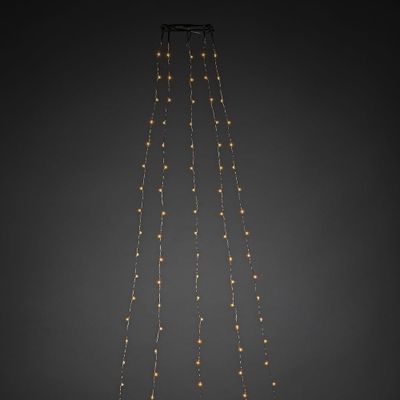 Konstsmide 6577-870 LED-boommantel met app Binnen Energielabel: F (A - G) werkt op het lichtnet Aantal lampen 180 LED Barnsteen