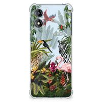 Case Anti-shock voor Motorola Moto E13 Jungle - thumbnail