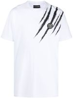 Plein Sport t-shirt à patch logo - Blanc