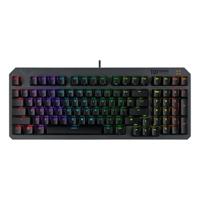 ASUS TUF Gaming K3 Gen II Compact toetsenbord met 98 toetsen, optisch-mechanische RGB-schakelaar, dempingsschuim, IP57, afneembare bovenste plaat en Aura Sync, Spaans QWERTY-toetsenbord