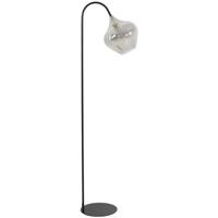 Light&Living Vloerlamp 45x28x160 cm RAKEL mat zwart+smoke