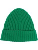 Barrie bonnet en cachemire à design nervuré - Vert