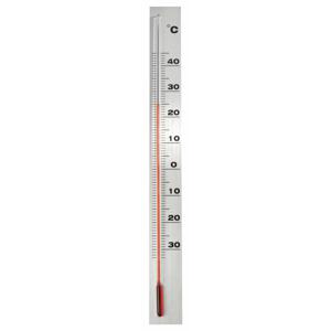 Nature Nature Wandthermometer 3,8x0,6x37 cm aluminium