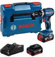 Bosch Blauw GSB 18V-45 Accu Schroef- en klopboormachine | 2 x 3,0 Ah accu + snellader | In L-Boxx 06019K3305