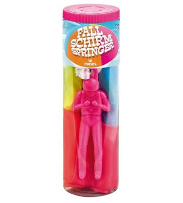 Moses parachutist 10 cm roze