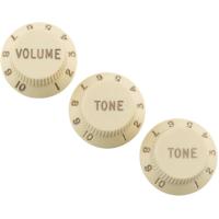 Fender Roadworn Strat Knobs Aged White (set van 3) - thumbnail