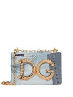 Dolce & Gabbana sac à bandoulière DG Girls en jean - Bleu