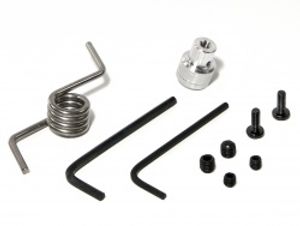 Aluminium mount and retainer set