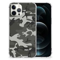 iPhone 12 Pro Max Doorzichtige Silicone Hoesje Army Light - thumbnail