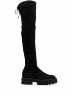 Stuart Weitzman cuissardes Lowland Lift - Noir