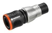 Gardena Premium waterstop 13 mm (1/2 inch) en 15 mm (5/8 inch): Aquastop, snelle apparaatverwisseling, knikbescherming, greepuitsparingen, vorstbestendig, verpakt (18253-20)