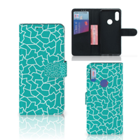 Xiaomi Redmi 7 Hoesje Cracks Blue