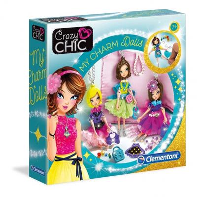 Clementoni knutselset Crazy Chic My Charm Dolls meisjes Clementoni knutselset Crazy Chic My Charm Dolls meisjes