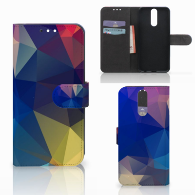 Huawei Mate 10 Lite Book Case Polygon Dark