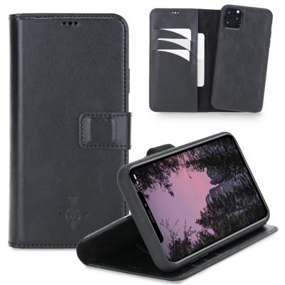 NorthLife iPhone 11 Pro Max - Leren Afneembare 2-in-1 bookcase telefoonhoes - Zwart