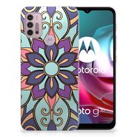 Motorola Moto G30 | G10 TPU Case Purple Flower - thumbnail