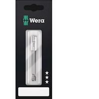 Wera 05160924001 Universele houder met sterke borgring, 1/4 inch x 75 mm, 899/4/1 S