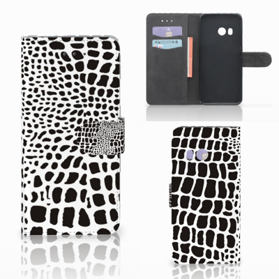HTC U11 Telefoonhoesje met Pasjes Slangenprint