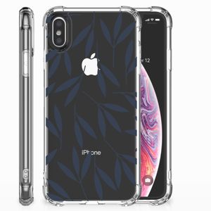 Apple iPhone X | Xs Case Leaves Blue