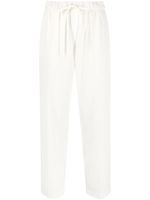 MM6 Maison Margiela pantalon droit à lien de resserrage - Blanc