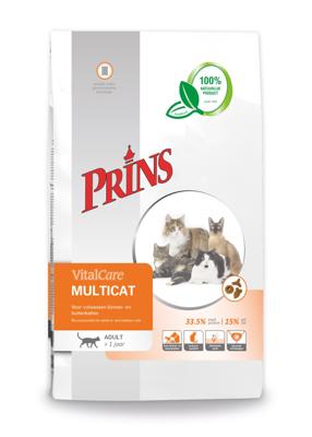 Prins Vitalcare Multicat kattenvoer 5 kg Prins Vitalcare Multicat kattenvoer 5 kg