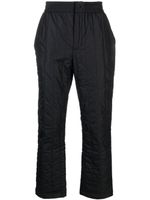 Canada Goose pantalon droit Carlyle à design matelassé - Noir