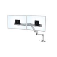 Ergotron LX Series Desk Dual Direct Arm 63,5 cm (25") Vrijstaand Wit - thumbnail