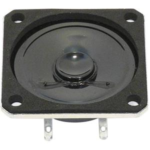 Visaton K 50 SQ - 8 Ohm 2 inch 5 cm Mini-luidspreker 2 W 8 Ω Zwart Kunststof membraan