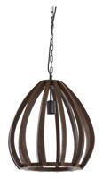 Light & Living Hanglamp Barsia Mangohout - Bruin