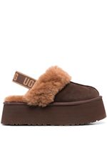 UGG mules Funkette 60 mm en daim - Marron