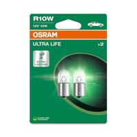 OSRAM ULTRA LIFE, R10W, Dubbele Blister, (2 lampen)