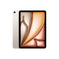 Apple iPad Air 11‑inch met M3‑chip: Liquid Retina-display, 128 GB, 12‑MP camera aan de voor -en achterkant, wifi 6E + 5G mobiel internet, gemaakt voor Apple Intelligence, Touch ID – Sterrenlicht