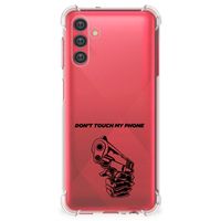 Samsung Galaxy A13 5G | A04s Anti Shock Case Gun Don't Touch My Phone - thumbnail