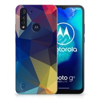 Motorola Moto G8 Power Lite TPU Hoesje Polygon Dark - thumbnail