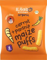 Maize puffs carrot/parsnip 6+ maanden bio