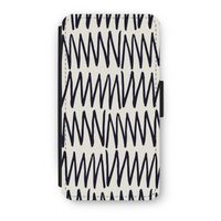 Marrakech Zigzag: iPhone X Flip Hoesje - thumbnail