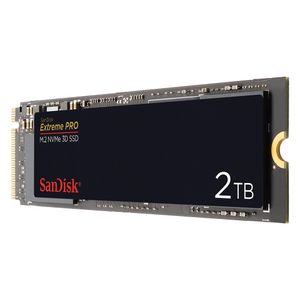 SanDisk Extreme PRO® 3D NVMe/PCIe M.2 SSD 2280 harde schijf 2 TB M.2 NVMe PCIe 3.0 x4