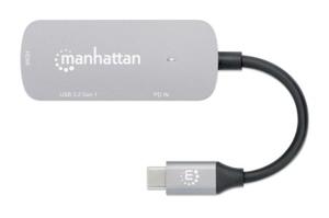 Manhattan USB-C auf HDMI 3-in-1 Docking-Konverter USB-C dockingstation Geschikt voor merk (dockingstation): Universeel USB-C Power Delivery