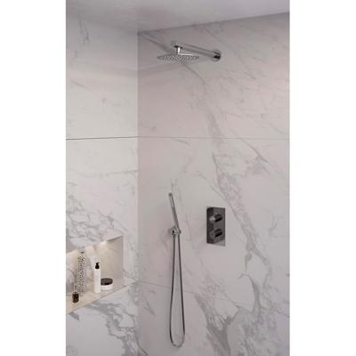 Regendoucheset 26 Inbouw Muur Brauer Chrome Edition 30cm Rond Glans Chroom 2 Greeps 3-weg met Thermostaatkraan en Staafhanddouche Regendoucheset 26 Inbouw Muur Brauer Chrome Edition 30cm Rond Glans Chroom 2 Greeps 3-weg met Thermostaatkraan en Staafhanddouche