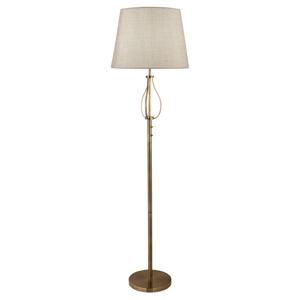 Searchlight Staande schemerlamp Vegas bronsbruin met taupe EU7485AB